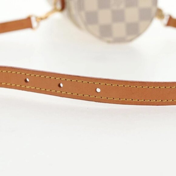 LOUIS VUITTON Damier Azur Bottle Holder Porte Boutille Bag GI0373 Auth 128175V - Picture 8 of 16